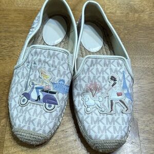 MK Graphic Slip-On Espadrilles